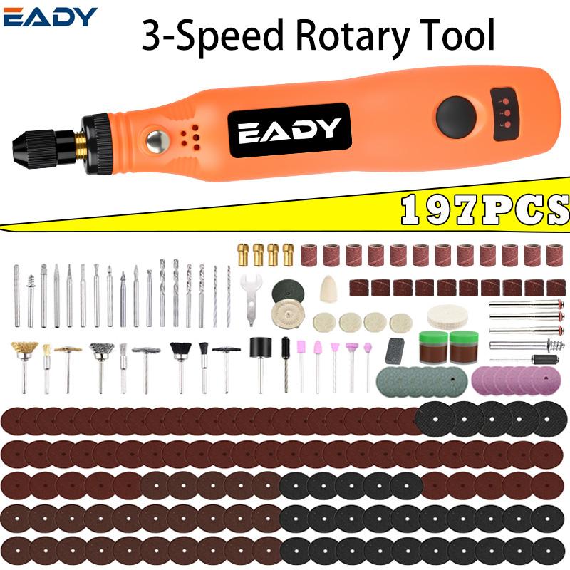 Power Tools Review - Zestaw bezprzewodowych narzędzi obrotowych USB –