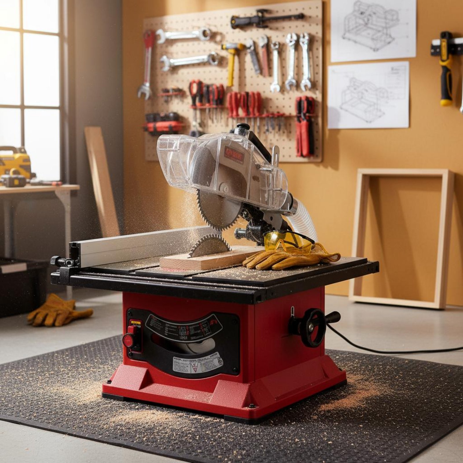 Osłona przeciwpyłowa do piły s – Power Tools Safety recenzja i cena